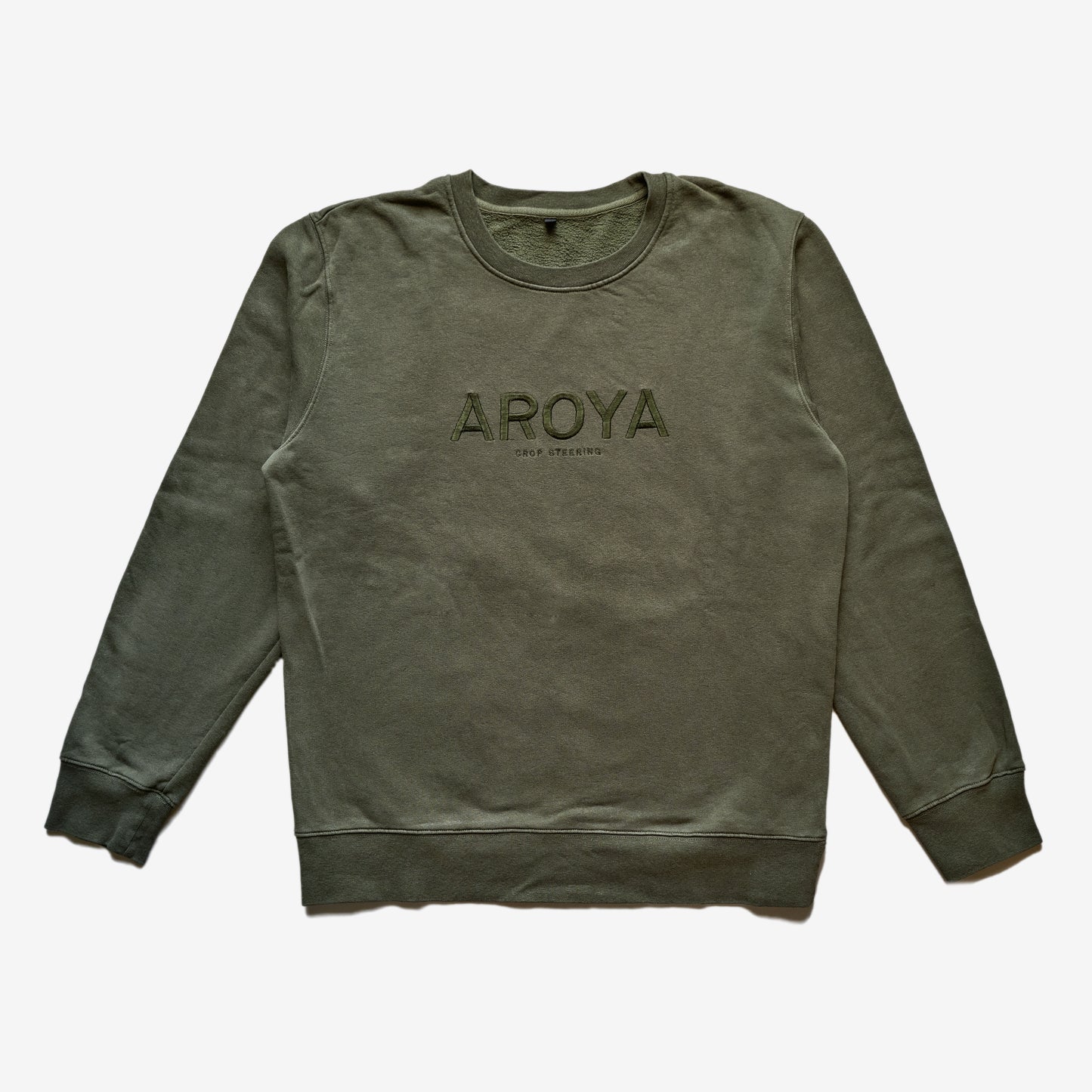 'Aroya Crop Steering' - Hemp Crew Neck