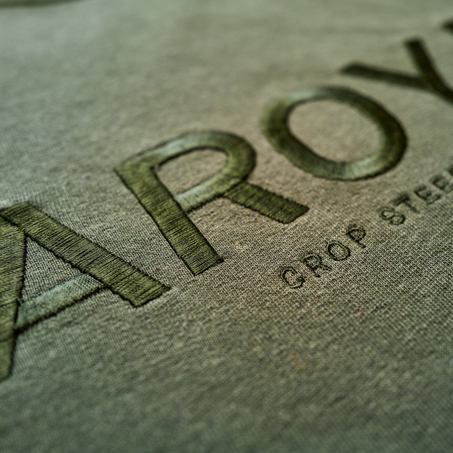 'Aroya Crop Steering' - Hemp Crew Neck