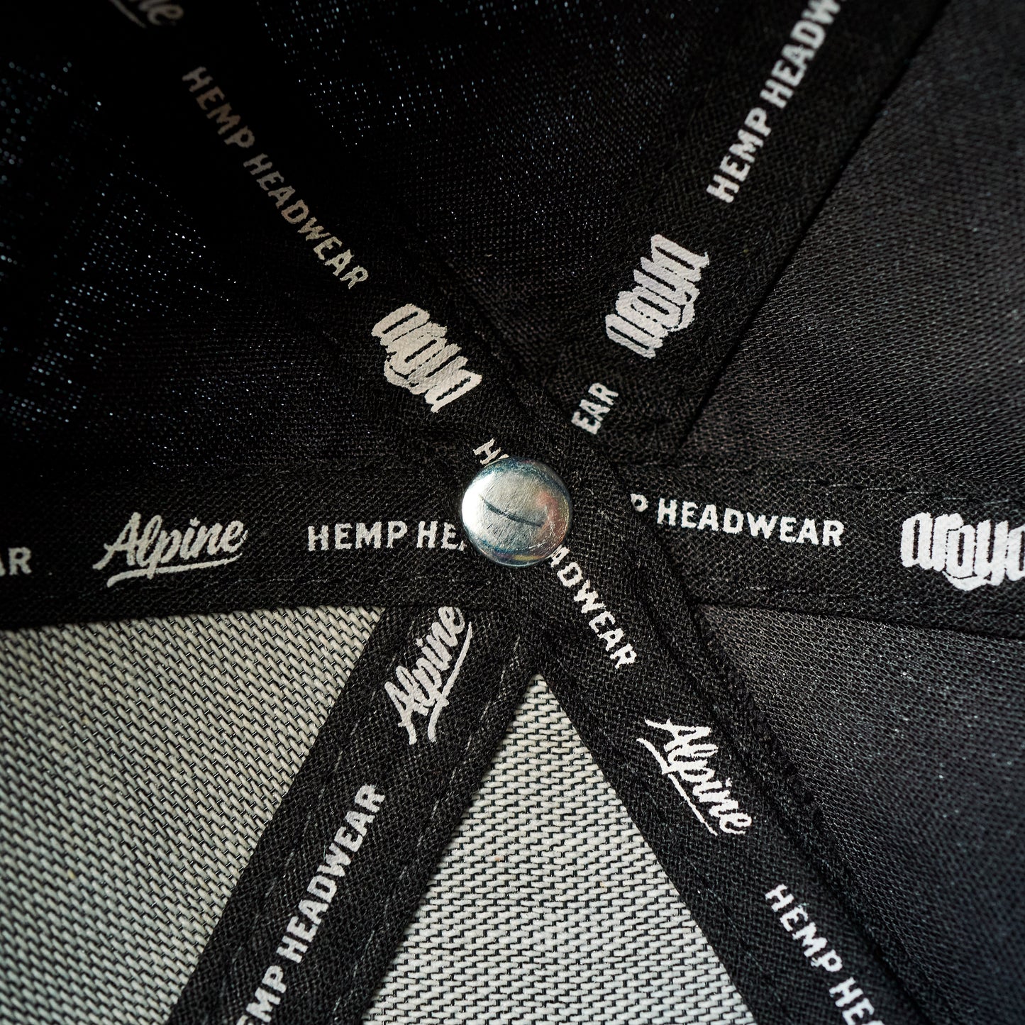 'Aroya Raised Letters' - Hemp 6 Panel Flatbill Snapback