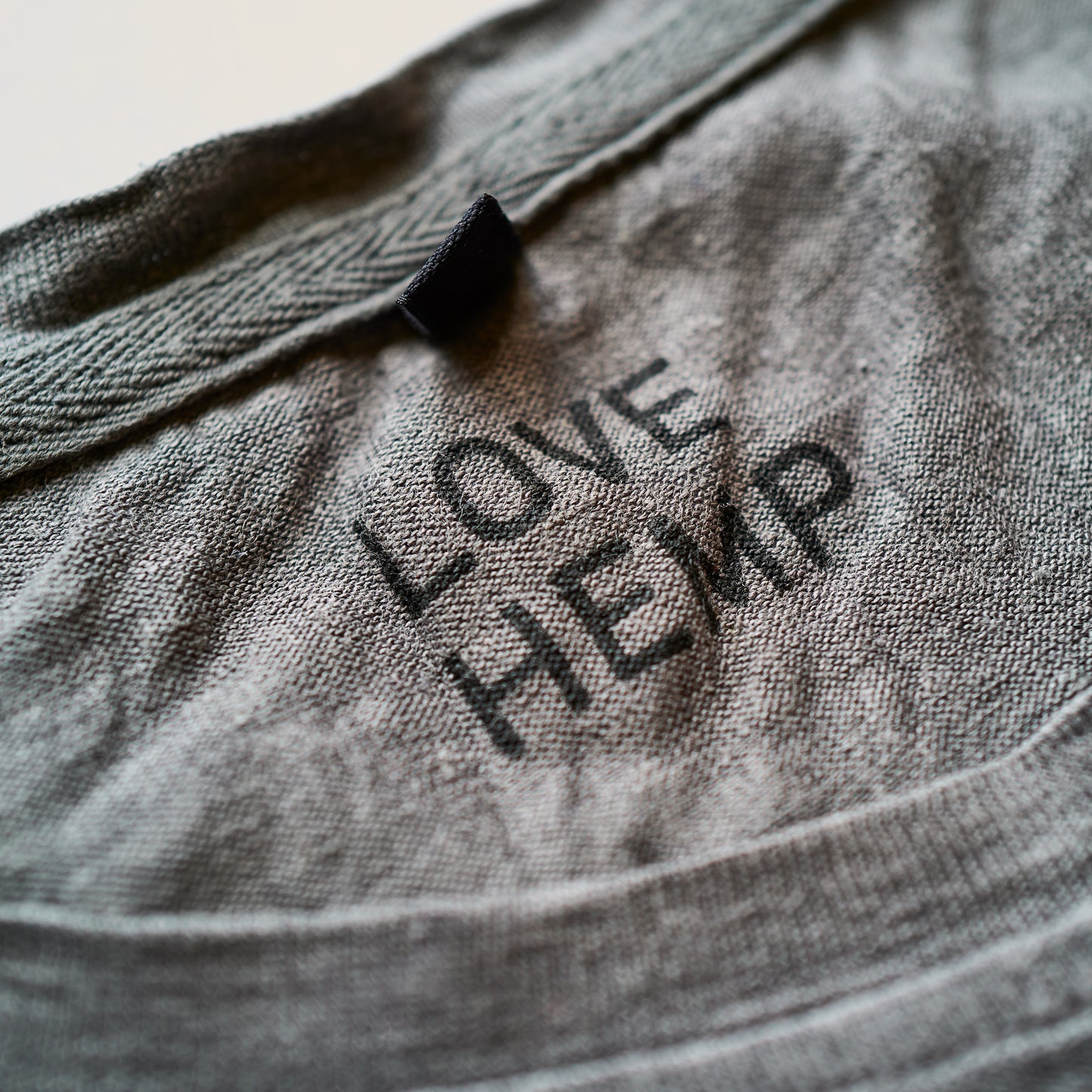 'OG Logo Print Small' - Workwear Hemp T-Shirt