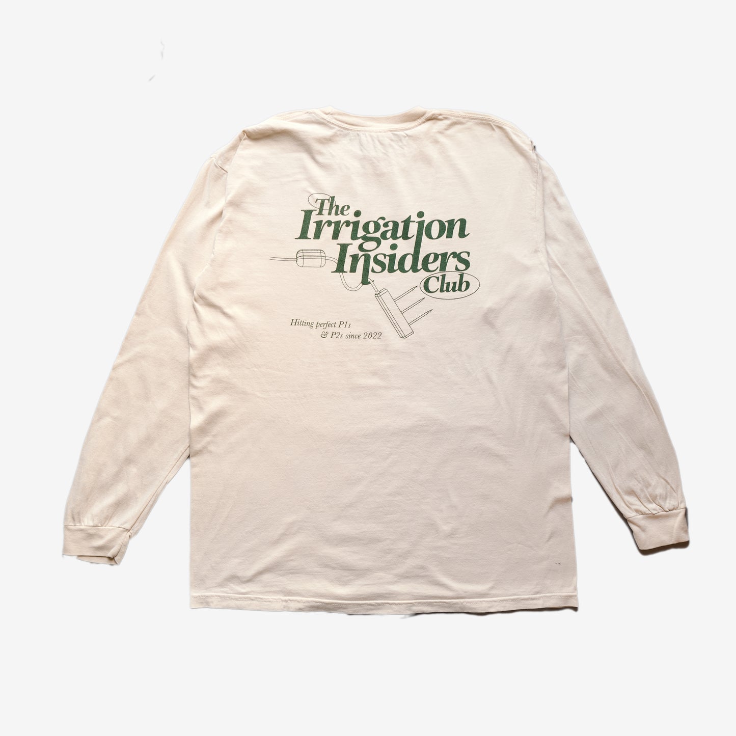 'Irrigation Insider' - Long-sleeved Cotton Shirt
